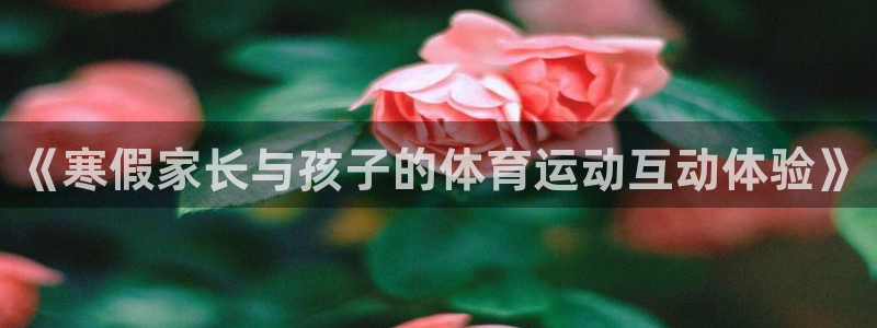 《寒假家长与孩子的体育运动互动体验》